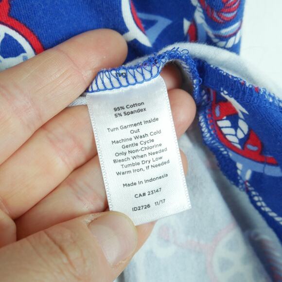 Talbots 1X Dress Sleeveless Nautical Sailor Print Resort Country Club Preppy - Picture 6 of 7